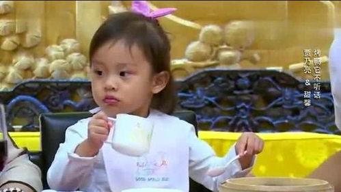 甜馨饭桌爆料视频,揭秘明星家庭温馨日常  第1张